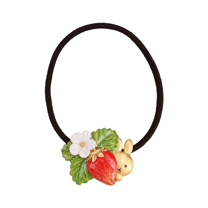Flower Miffy パルナートポックコラボ いちご ヘアゴム (ボックス入り