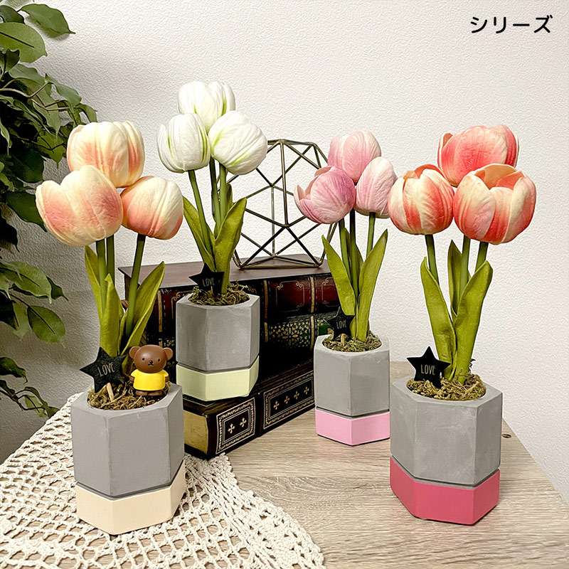 ボリスのピック付き チューリップポットled ピンク 価格から選ぶ 3 001 5 000 ミッフィーのお花屋さん Flower Miffy