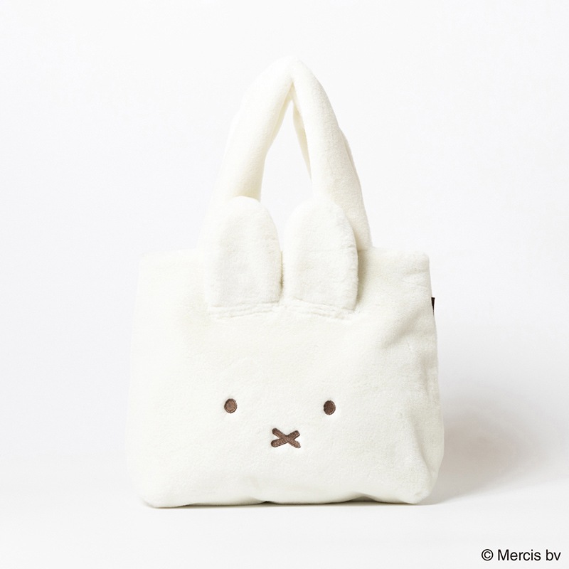 FACE FUR トートバッグ ホワイト