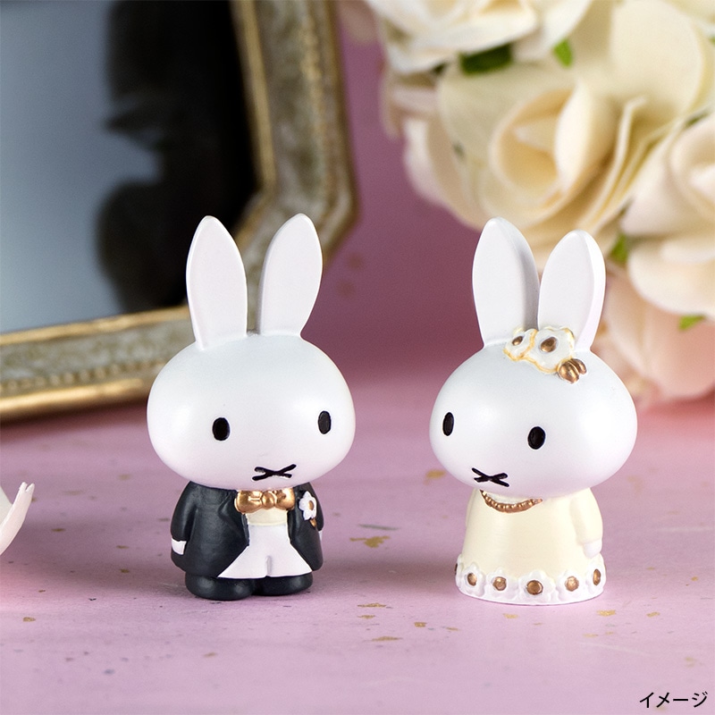 フラワーピック ウェディングミッフィー 新郎 グッズ商品 フラワーグッズ ミッフィーのお花屋さん Flower Miffy
