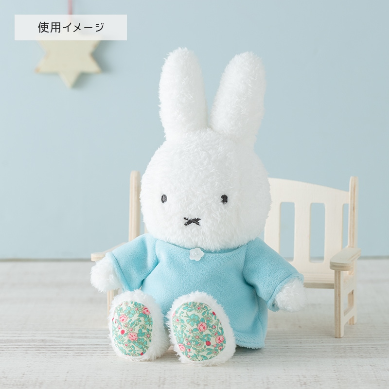 フラワーミッフィー　きせかえぬいぐるみ　洋服セット Flower Miffy 着せ替えお洋服＆造花セット ローズネイビー
