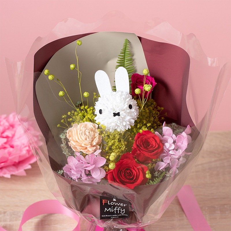 配送ギフト】Flower Miffy スタンディングブーケ ミッフィーマム