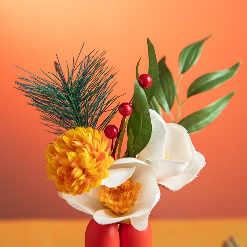 【新品】フラワーミッフィー　福だるま一輪挿し Flower Miffy 福だるま一輪挿し アートフラワーセット | グッズ商品