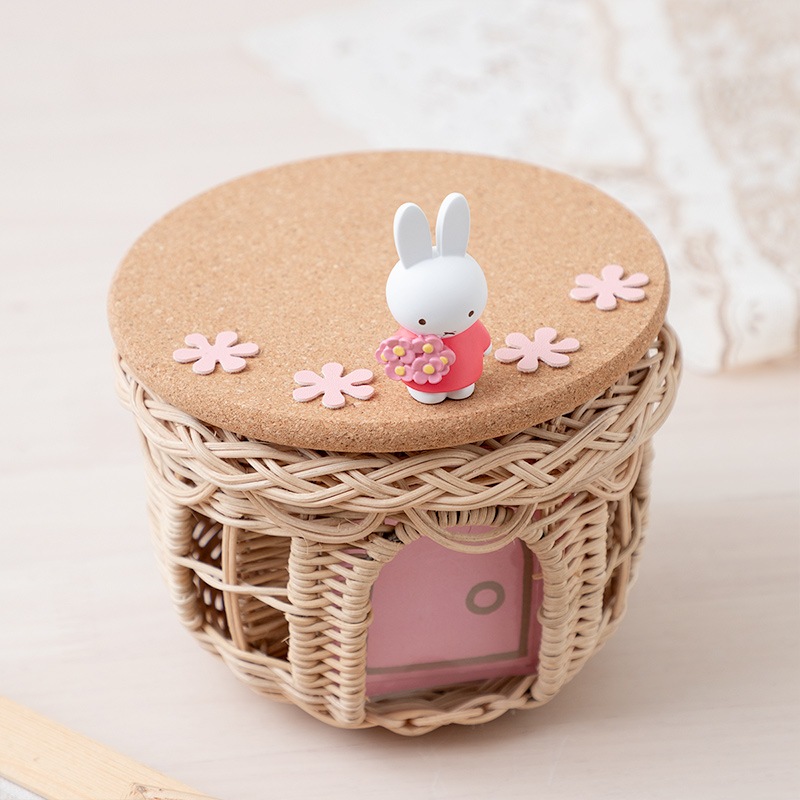 Flower Miffy おかえりお家ラタンバスケット | グッズ商品,フラワー
