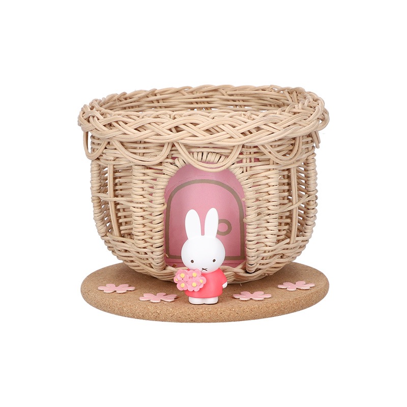 Flower Miffy おかえりお家ラタンバスケット | グッズ商品