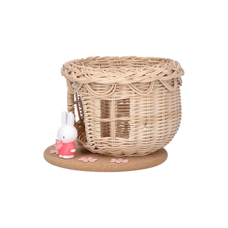 Flower Miffy おかえりお家ラタンバスケット | グッズ商品,フラワー