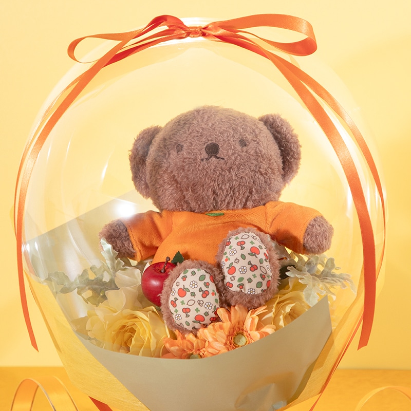 【直送商品H】Flower Miffy バルーンアレンジ ほわほわぬいぐるみ ボリス