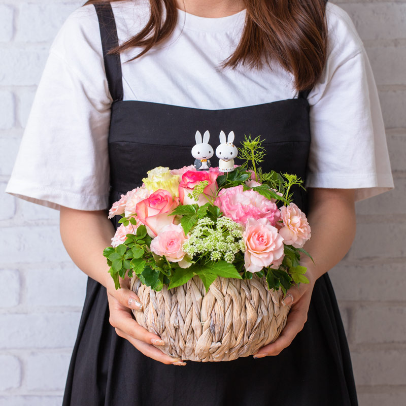 直送商品A】ウェディングアレンジ あふれる愛 | 生花アレンジメント