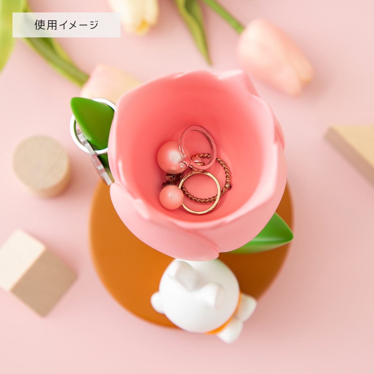 Flower Miffy オーガナイザーオブジェ Tulip with miffy アート