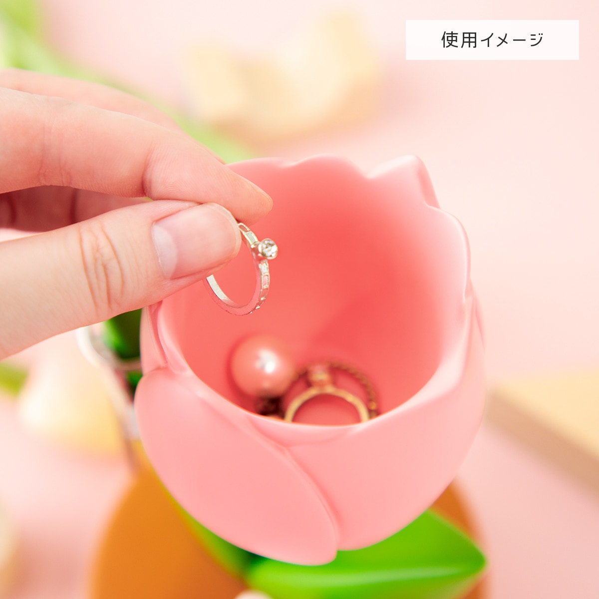 Flower Miffy オーガナイザーオブジェ Tulip with miffy アート