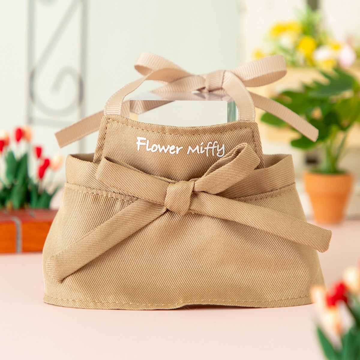 Flower Miffy 着せかえお洋服 フローリストエプロン アートフラワー