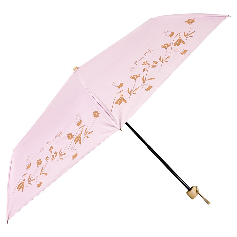 フラワーミッフィー 晴雨兼用傘 フラワーライン ピンク グッズ商品 ミッフィーのお花屋さん Flower Miffy