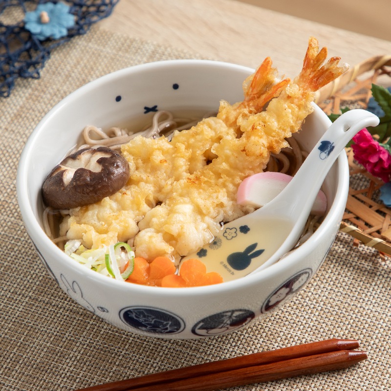 Flower Miffy どんぶり&れんげ 藍和花 アートフラワーセット