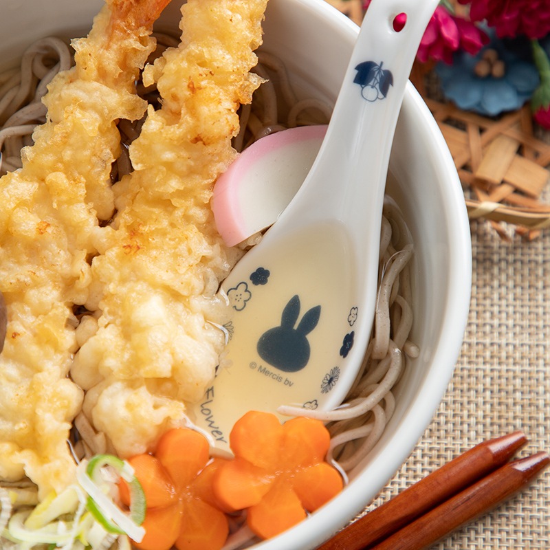 Flower Miffy どんぶり＆れんげ 藍和花 アートフラワーセット | グッズ