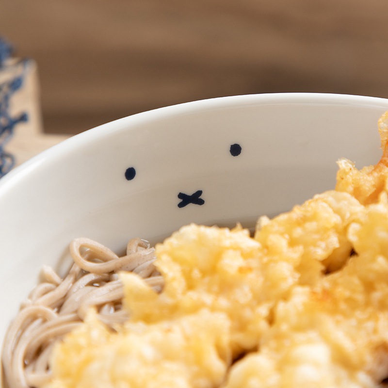 Flower Miffy どんぶり&れんげ 藍和花 アートフラワーセット