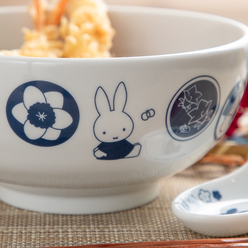 Flower Miffy どんぶり＆れんげ 藍和花 アートフラワーセット | グッズ