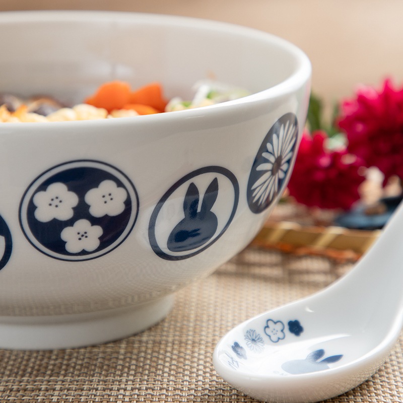 Flower Miffy どんぶり＆れんげ 藍和花 アートフラワーセット | グッズ