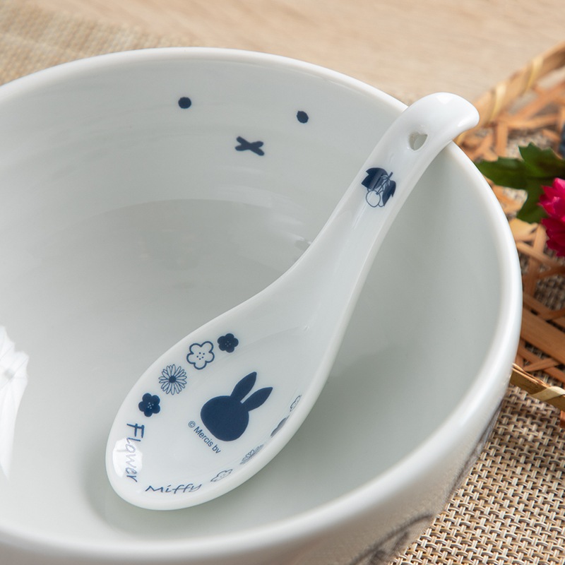 Flower Miffy どんぶり＆れんげ 藍和花 アートフラワーセット | グッズ