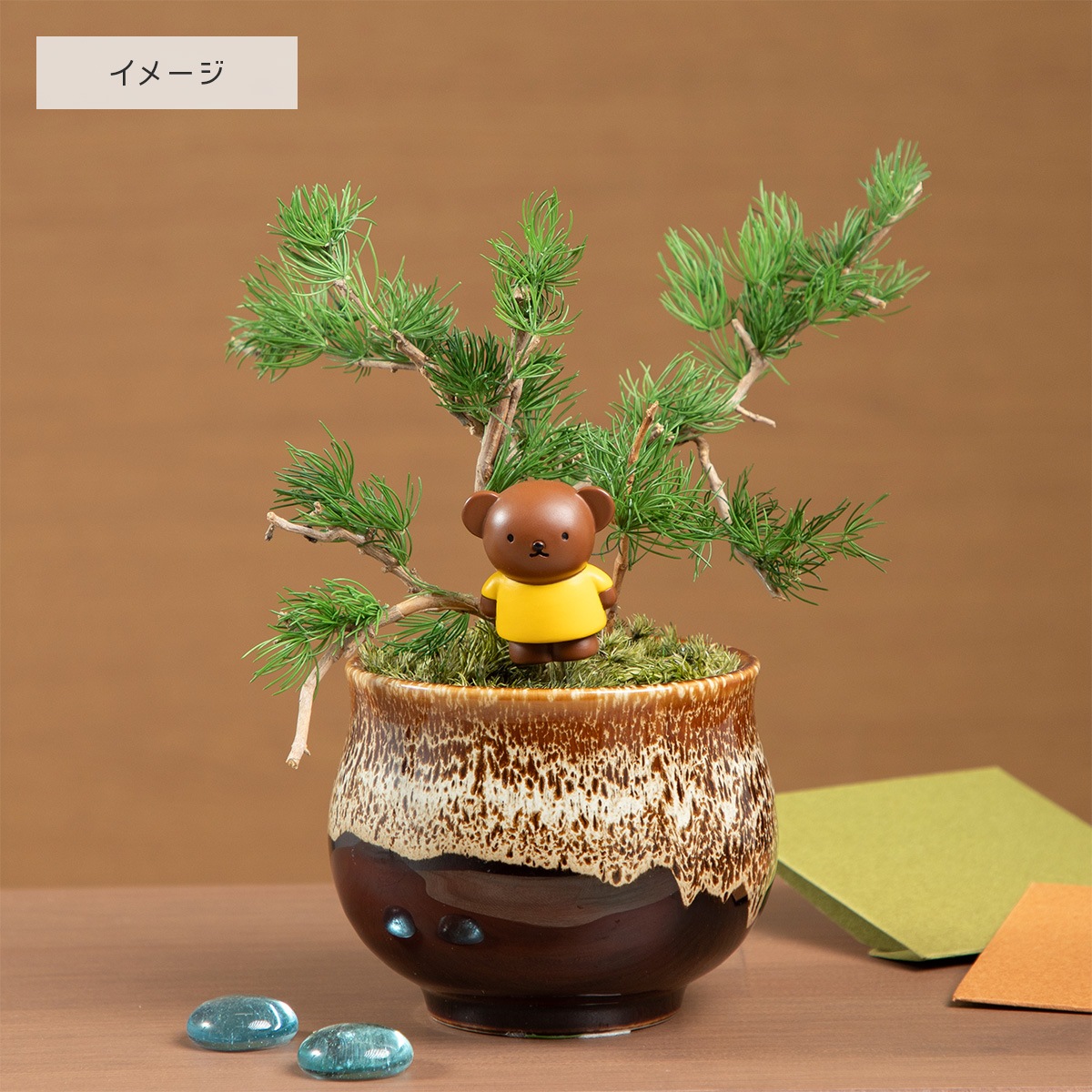 Flower Miffy 瀬戸焼鉢プリザーブドフラワー ミニ盆栽 ボリス | すべて