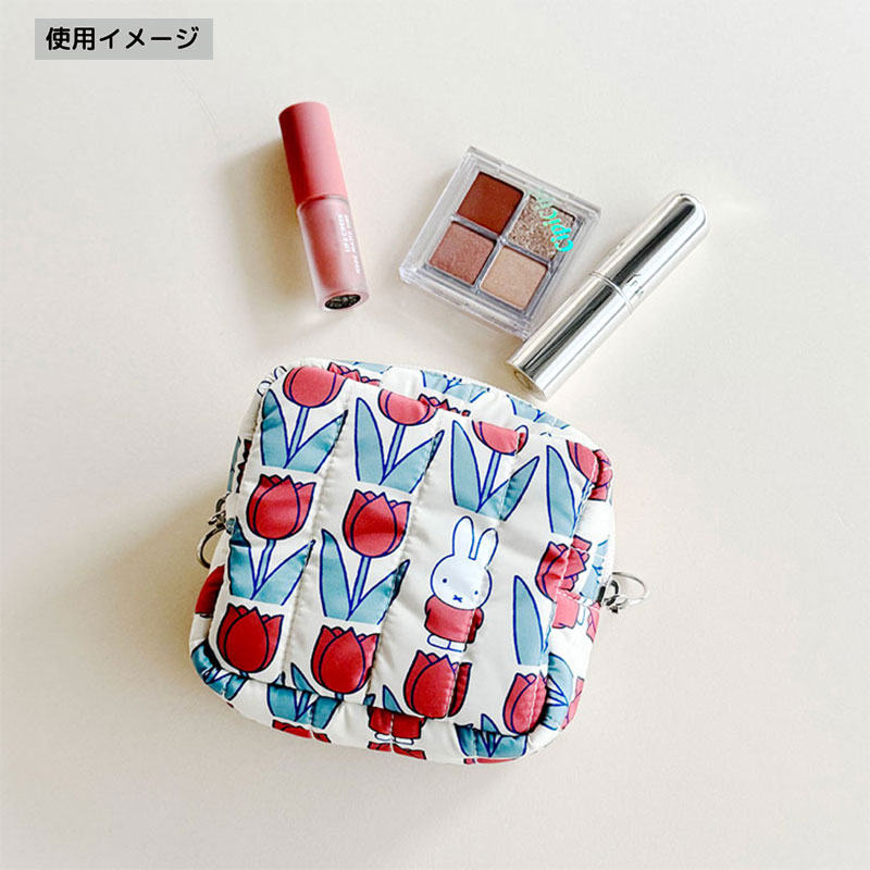 DB/キルティングスクエアポーチ LILY/VALLEY | 新商品 | | ミッフィー