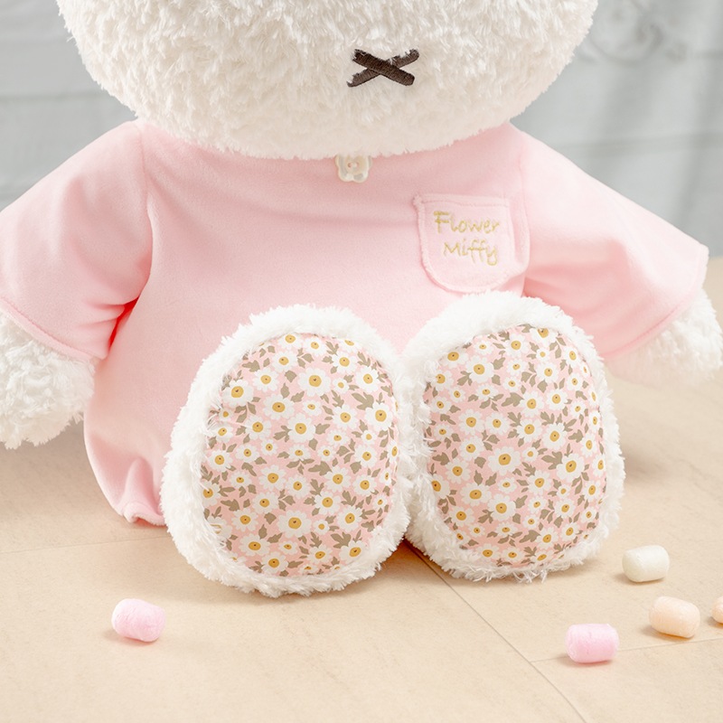 同時購入不可】Flower Miffy おおきなほわほわぬいぐるみ デイジー