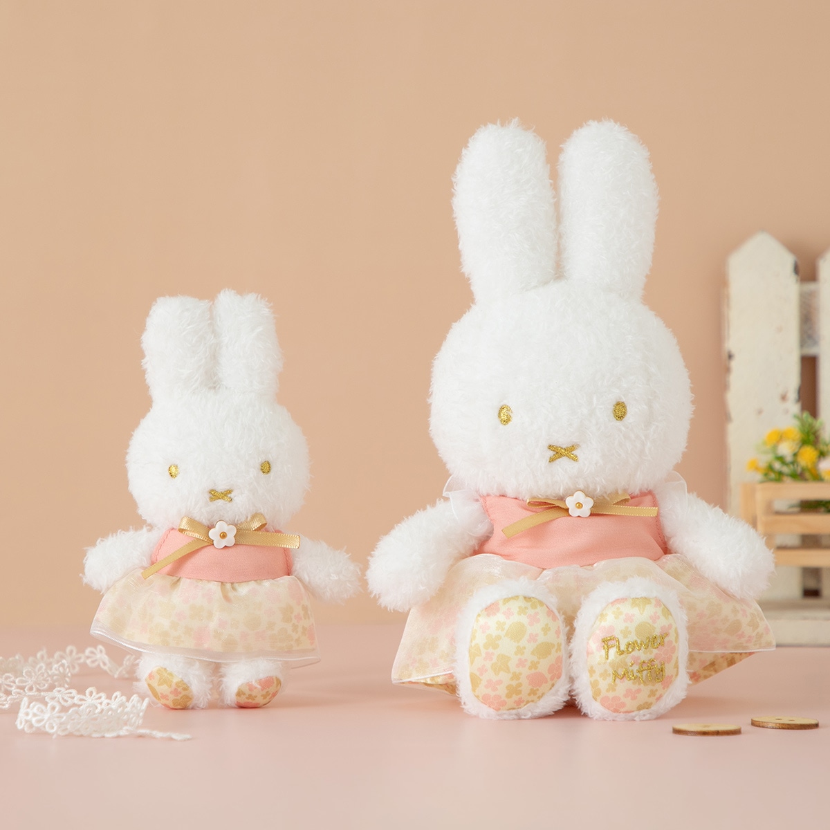 Flower Miffy 着せかえほわほわぬいぐるみ&着せかえお洋服 10th
