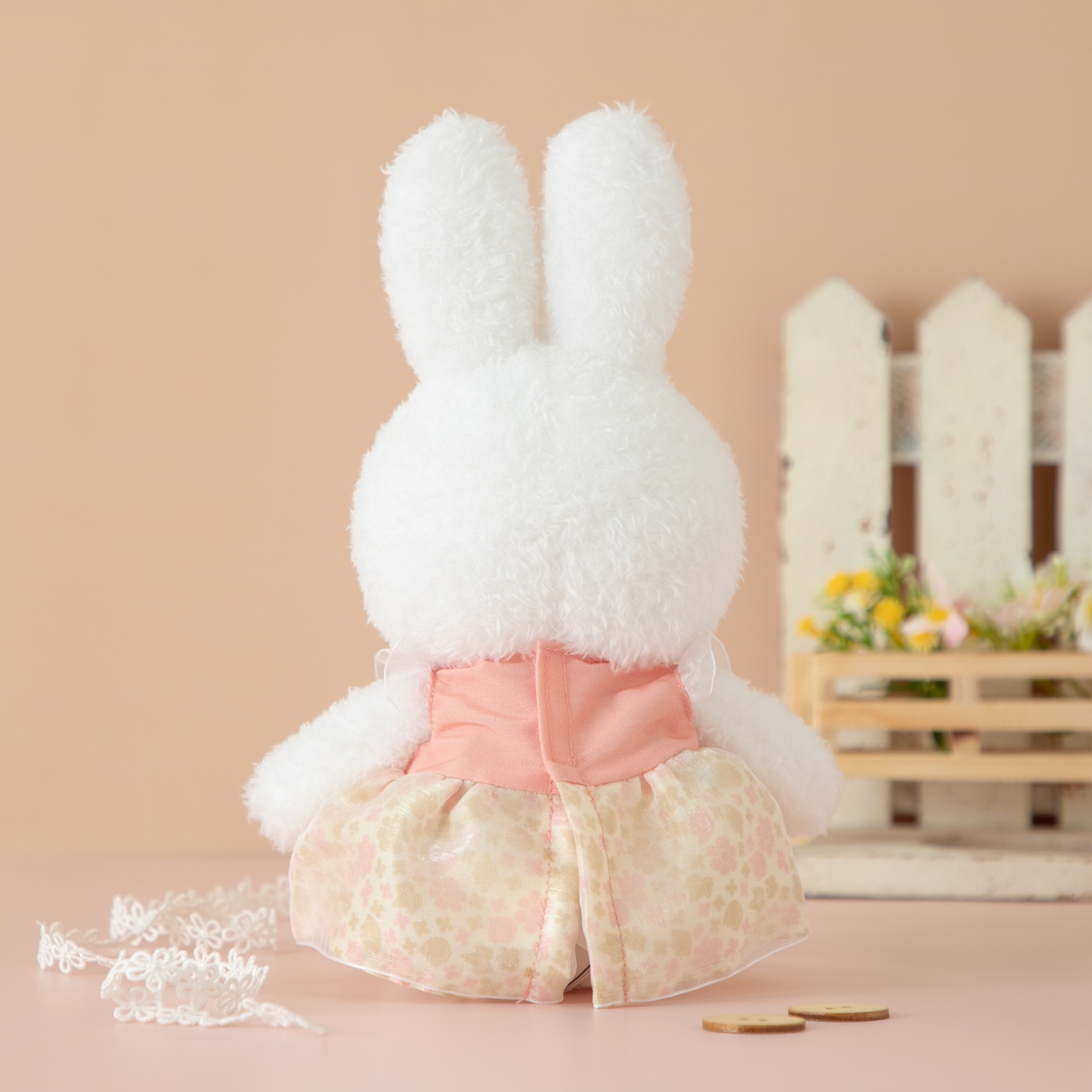 yuri　ポーズミッフィー着せ替えお洋服 Flower Miffy 着せかえほわほわぬいぐるみ&着せかえお洋服 10th