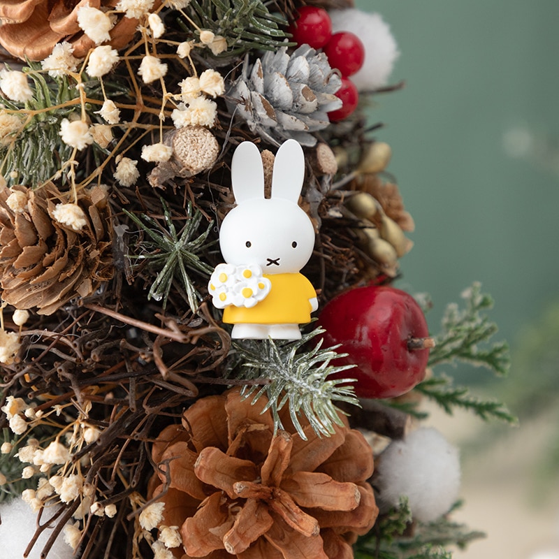予約商品：クリスマス】Flower Miffy クリスマスツリーオブジェ