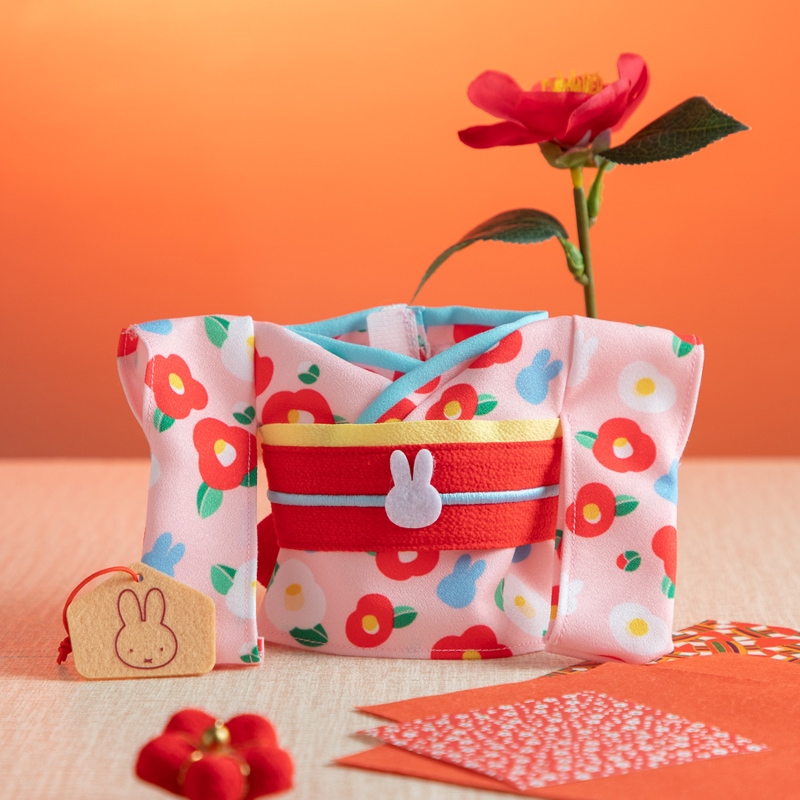 Flower Miffy 着せかえお洋服 振袖べにつばき アートフラワーセット