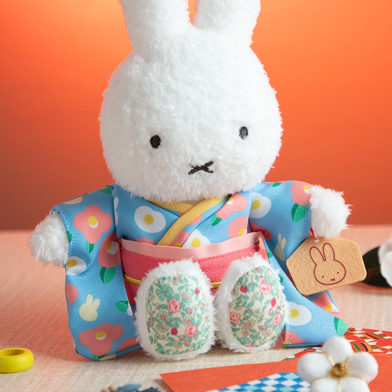 【新品タグ付2点セット★絵馬付】フラワーミッフィー　着せかえお洋服　振袖　つばき miffy - 【新品☆タグ/絵馬付】フラワーミッフィー 着せかえお洋服