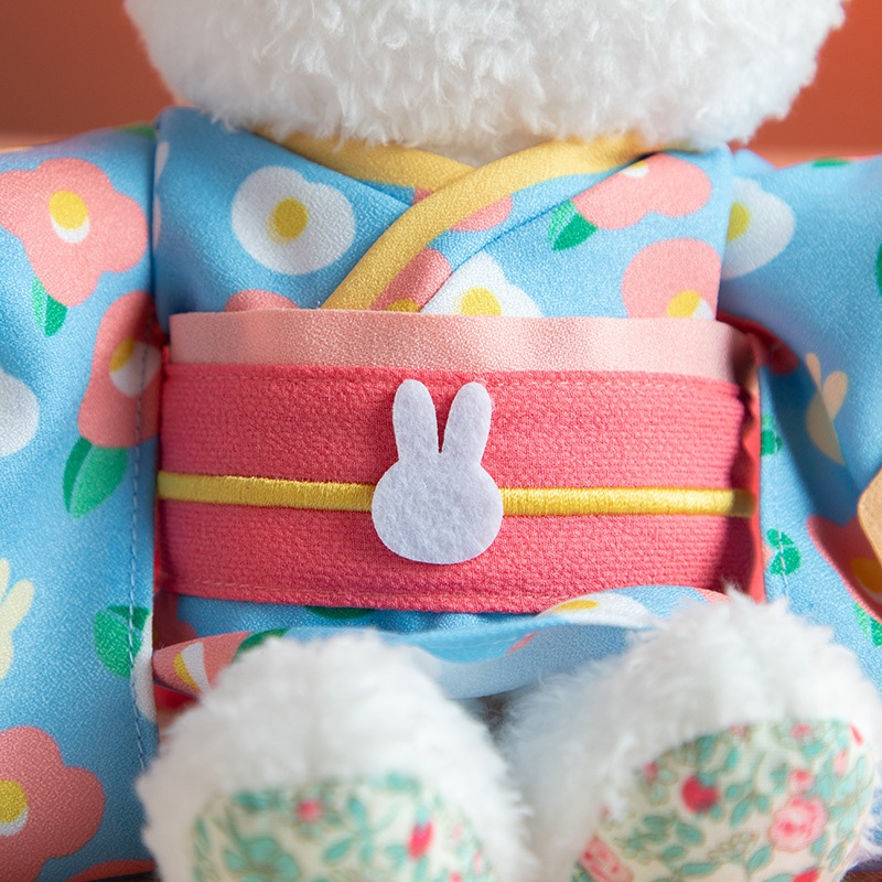 Flower Miffy 着せかえほわほわぬいぐるみ＆着せかえお洋服 振袖かん