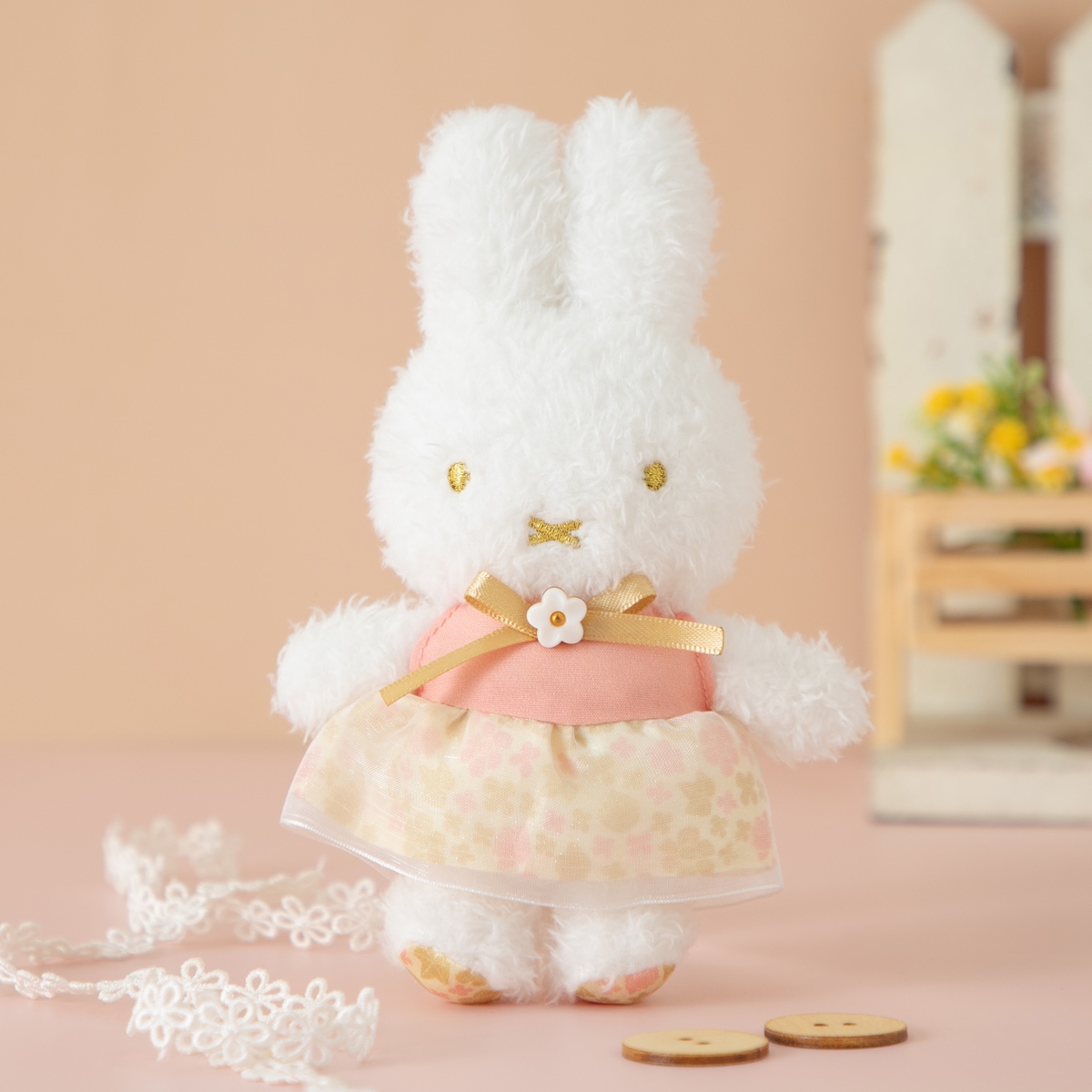 Flower Miffy 着せかえほわほわぬいぐるみ&お洋服＆ほわほわマスコット