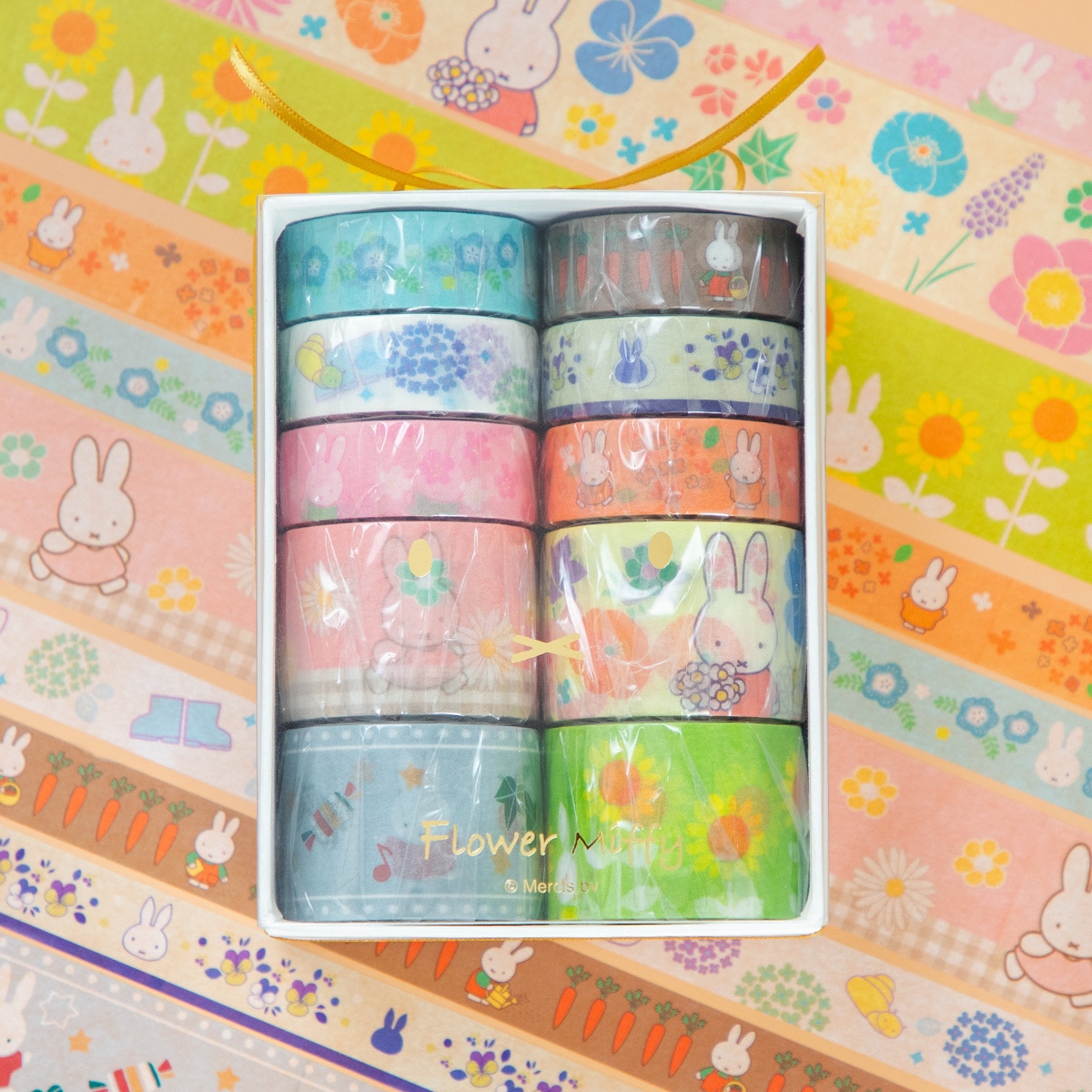 Flower Miffy 10thアニバーサリー マスキングテープ コンプリート