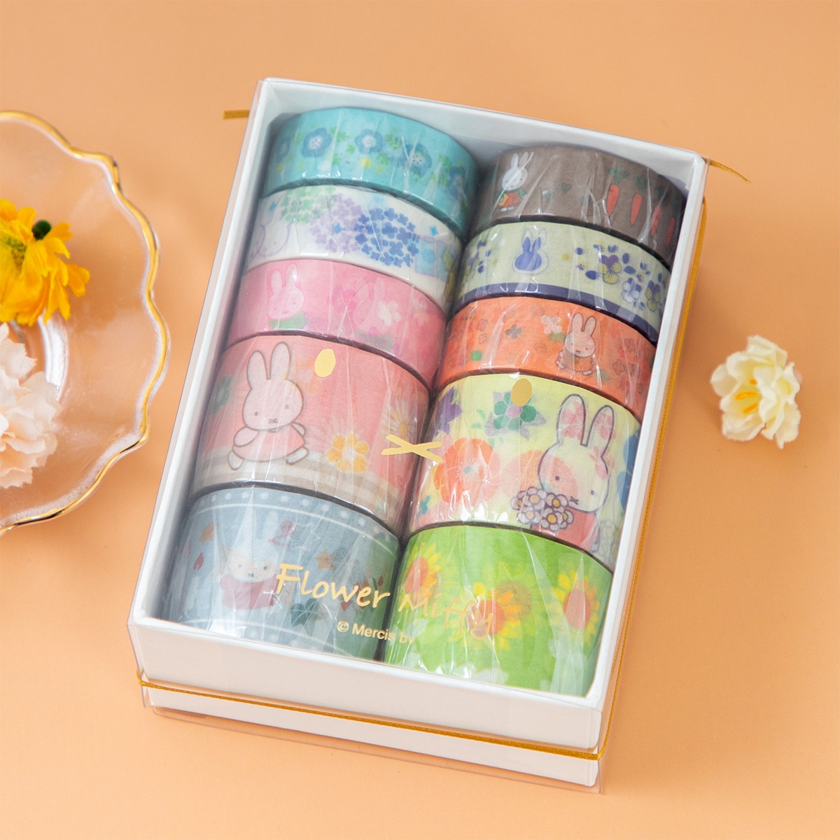 9月16日(水)発売開始※Flower Miffy 10thアニバーサリー マスキング
