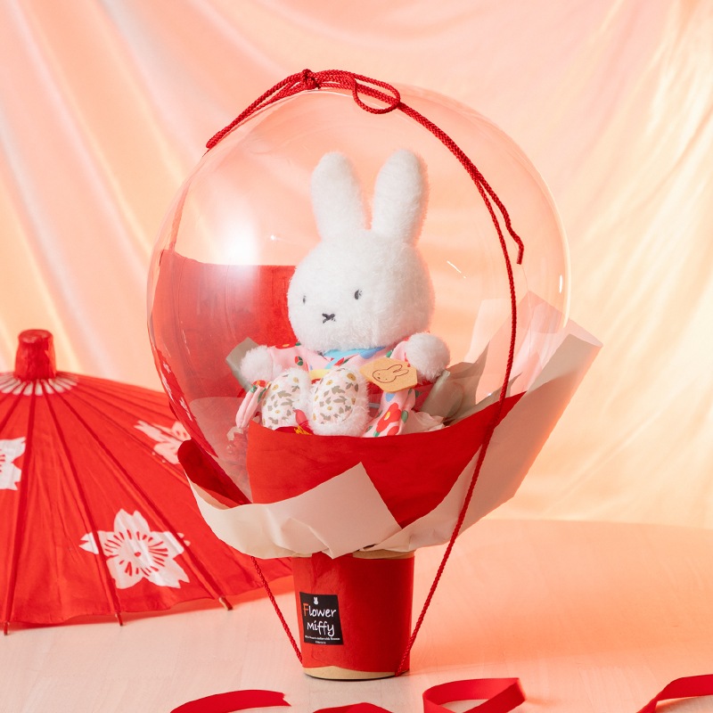 直送商品H】Flower Miffy バルーンアレンジ ハレの日 | アレンジメント