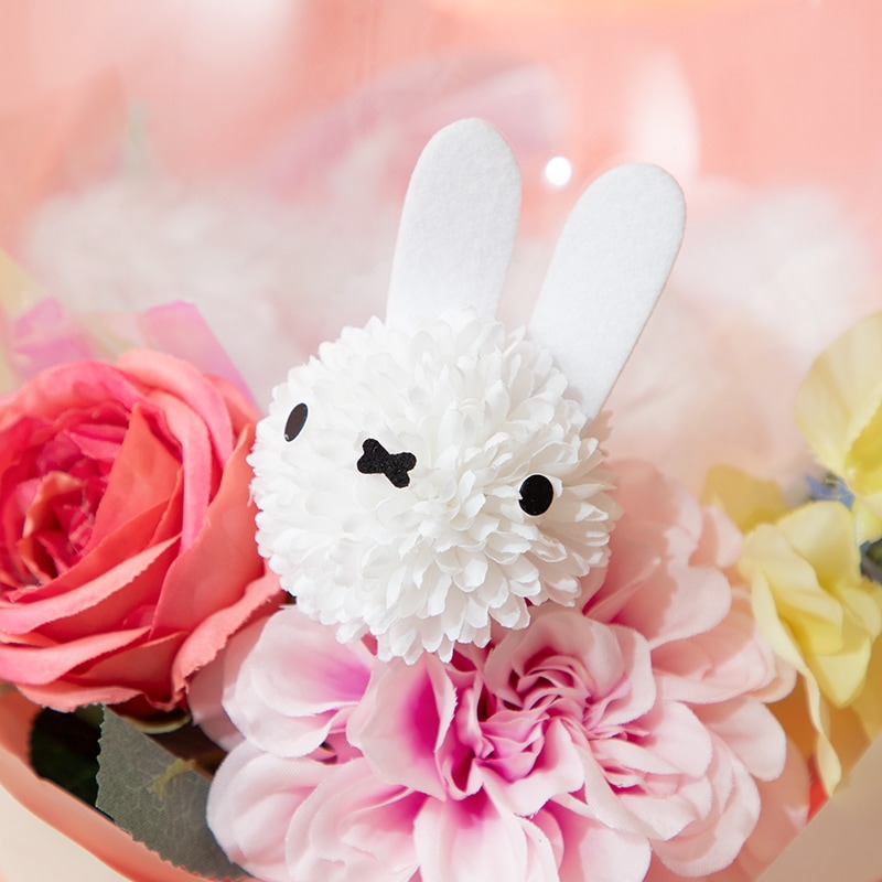【直送商品H】Flower Miffy バルーンアレンジ 羽ばたき