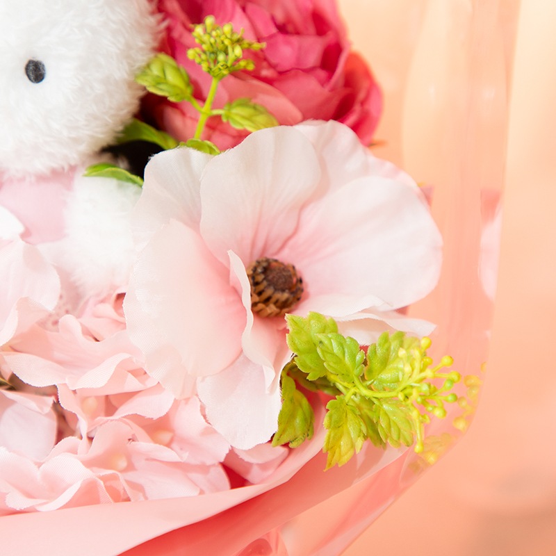 Flower Miffy ほわほわマスコット 二十歳のお祝い アートフラワー