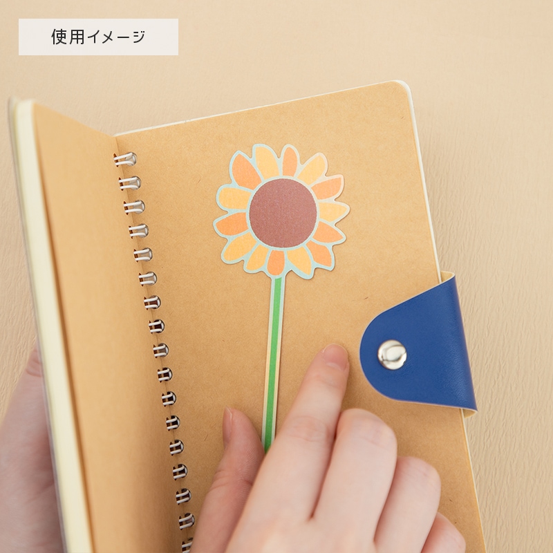 Flower Miffy ブルーナフラワーメッセージカード 4種セット E