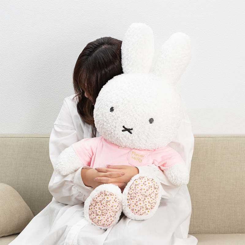 【新品未使用】 フラワーミッフィー ボリス ほわほわ ぬいぐるみ キンモクセイ Flower Miffy 着せかえほわほわぬいぐるみ ボリス フェイク