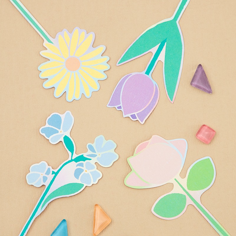 Flower Miffy ブルーナフラワーメッセージカード 4種セット F | グッズ