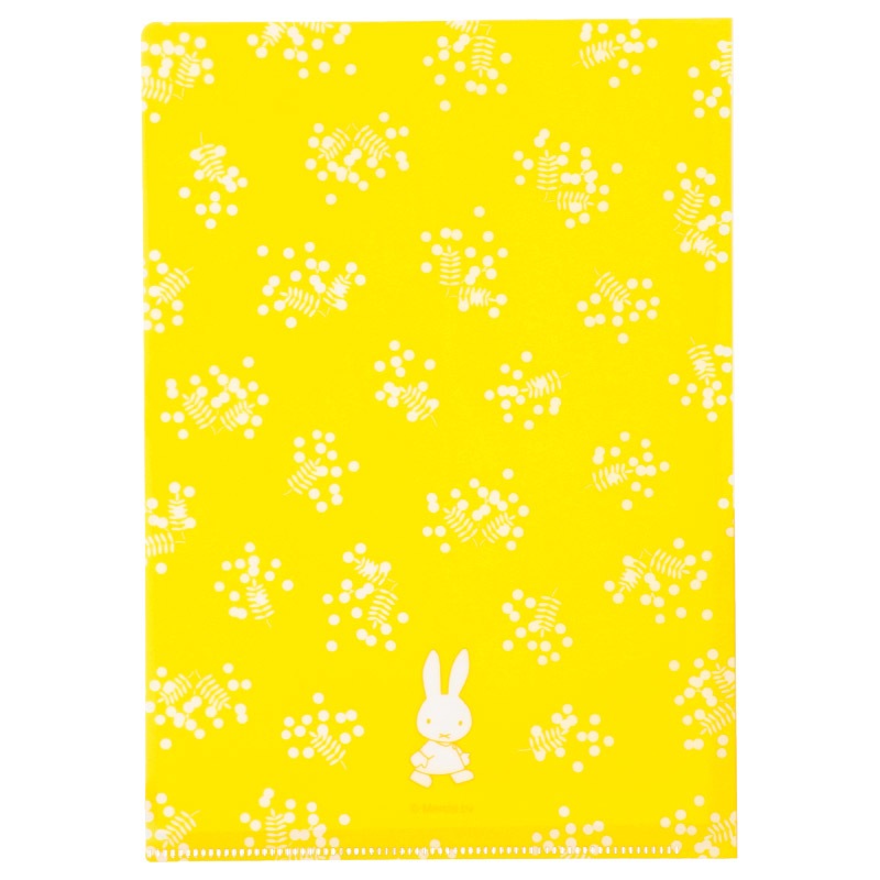 フラワーミッフィー ミニクリアファイル ミモザ グッズ商品 ミッフィーのお花屋さん Flower Miffy