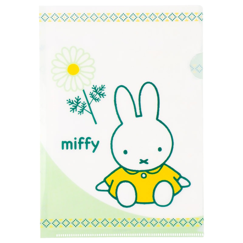 フラワーミッフィー ミニクリアファイル マーガレット グッズ商品 ミッフィーのお花屋さん Flower Miffy