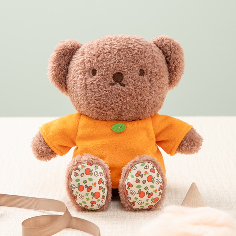 Flower Miffy 着せかえほわほわぬいぐるみボリス&着せかえお洋服 ハーヴェストオレンジ アートフラワーセット