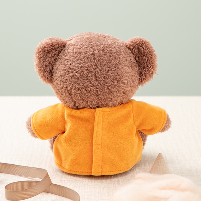 フラワーミッフィーボリスほわほわぬいぐるみ着せ替え洋服キンモクセイ Miffy フラワーミッフィー“金木犀”イメージのぬいぐるみやポーチ、甘い