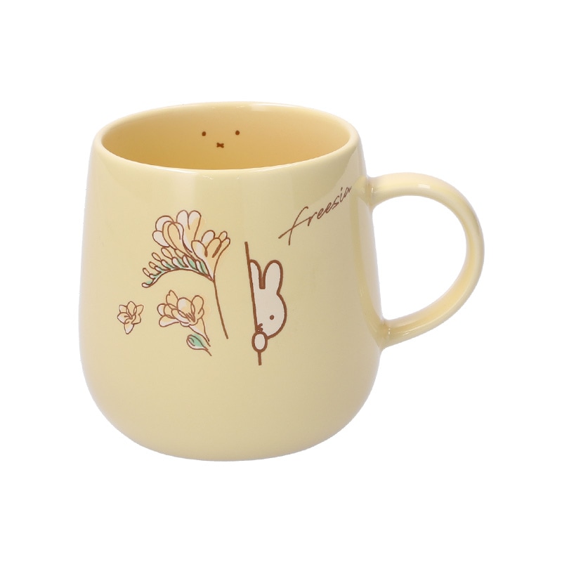 Flower Miffy バースデーフラワーマグカップ フリージア アート