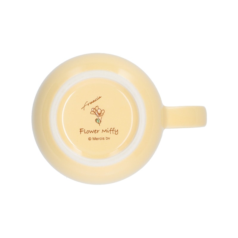 Flower Miffy バースデーフラワーマグカップ フリージア アート