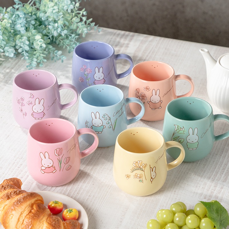 Flower Miffy バースデーフラワーマグカップ フリージア アート