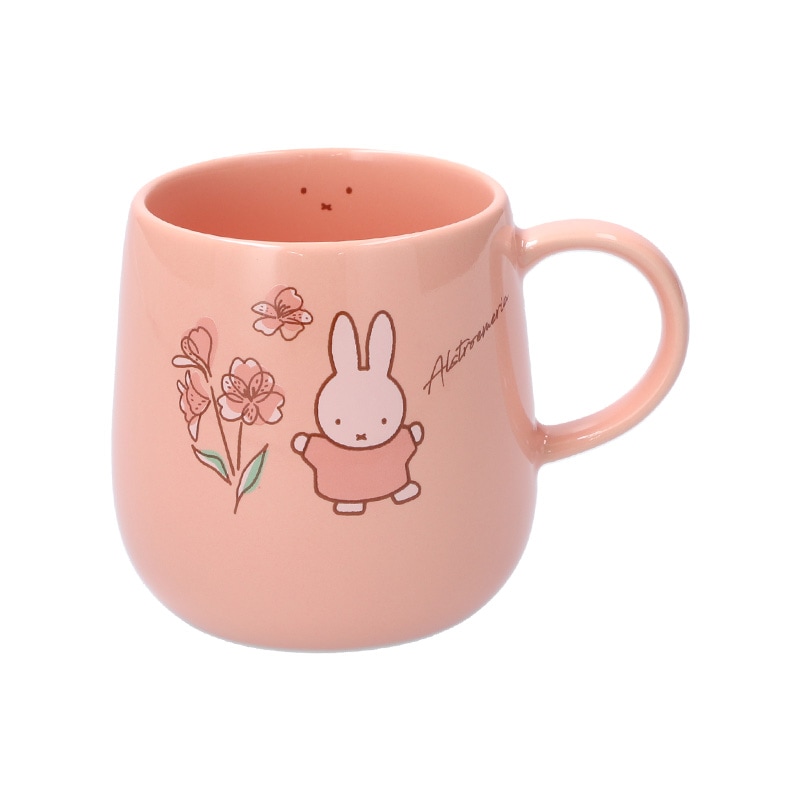 フラワーミッフィー　いちご柄 マグカップ プレート ランチョンマットの3点セット Flower Miffy バースデーフラワーマグカップ アルストロメリア