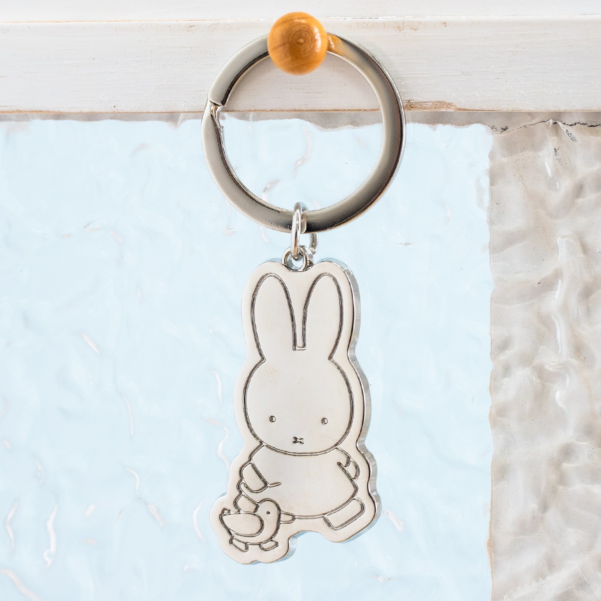 Flower Miffy シルバーキーリング あひる(ネットショップ・POPUP限定)&リボンチャーム クローバー アートフラワーセット