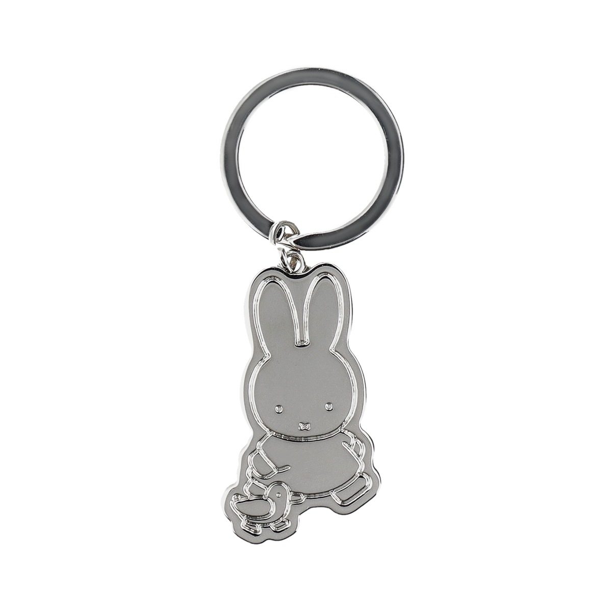 Flower Miffy シルバーキーリング あひる(ネットショップ・POPUP限定)&リボンチャーム クローバー アートフラワーセット
